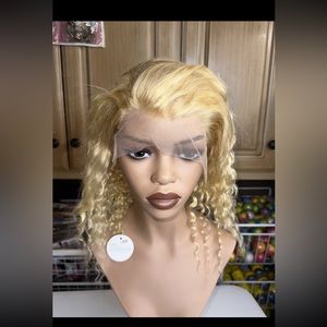 Lot 2107 ❤️NEW 100% Human Hair Lace front wig 13x4 18”